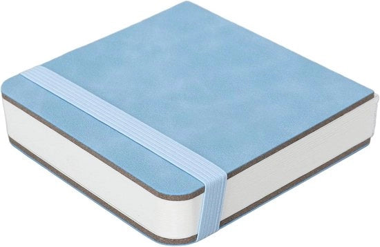 Libretto di Schizzo Aquarello 30 Fogli 10x10cm - Carta Aquarello Portatile per Dipingere, Schizzare e Scrivere (BLAU)