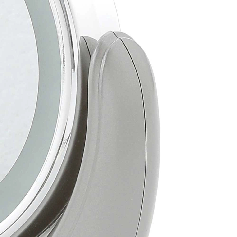 Specchio A Led Zoom 5x Orientabile Con Supporto A Batteria Silver Dcg Lm 3055