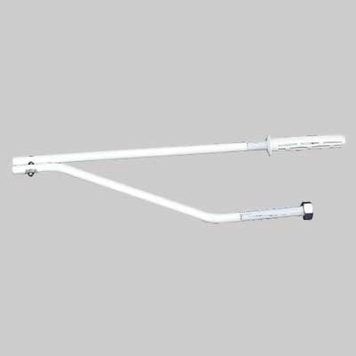 FISSAGGIO TELESCOPICO VERNICIATO PER LAVELLO  12x460     MADE IN ITALY