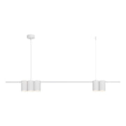 Lampada a sospensione Milagro Genesis bianca 5xGU10 8W