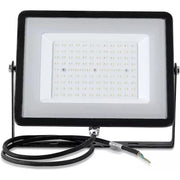 Trade Shop - V-tac Faro Faretto Led Smd 10w 20w 30w 50w 100w Slim Da Esterno Ip65 Colore Nero -