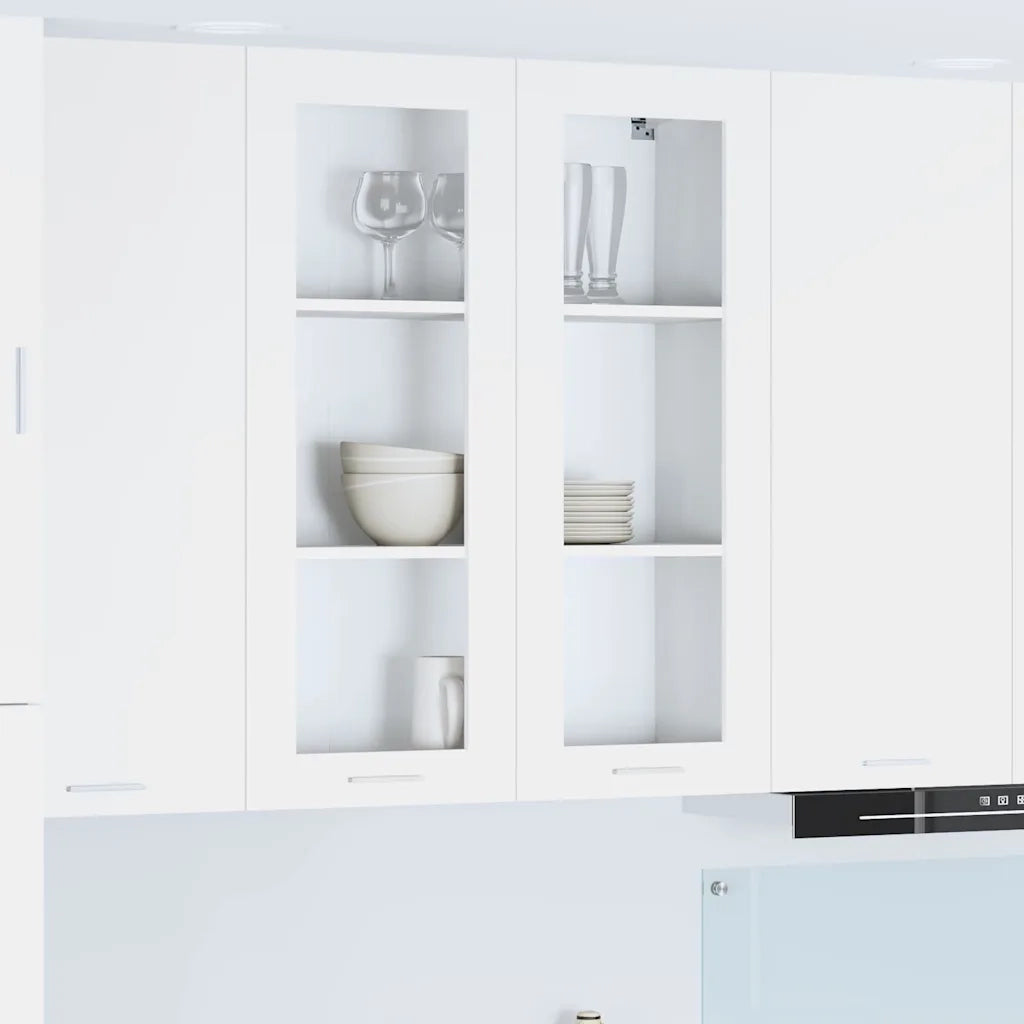 Armadio pensile Bianco 80 x 31 x 100 cm Legno multistrato 884394