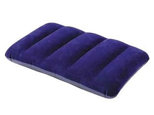 CUSCINO DA CAMPING GONFIABILE BLU  cm.43x28X9h.  peso kg.0,16 (68672)    INTEX