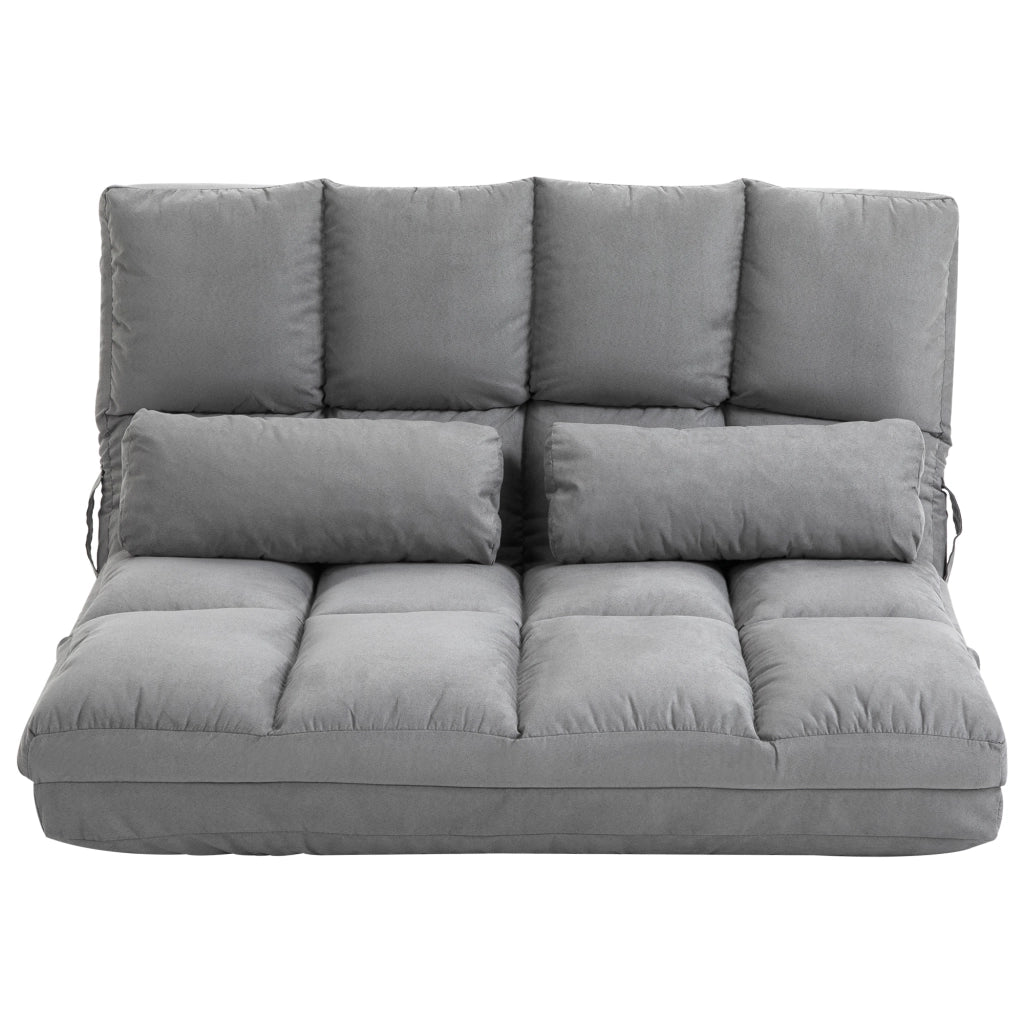 Poltrona relax reclinabile con schienale regolabile e poggiapiedi ¨C zephmum ¨C Grigio