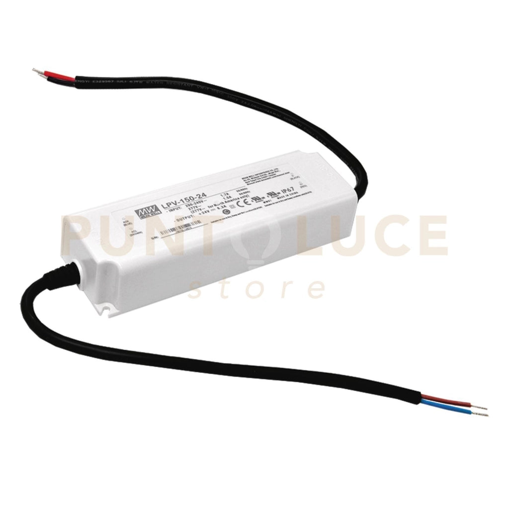 I-DRIVER-LPV-150-24 DRIVER MW LPV OUTPUT  24V 6,3A 150W INPUT AC180-305V DC254-431V IP67 19,1X6,3X3,7CM