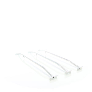 Staffe telo per rimorchi leggeri e carrelli appendice, 3 barre allungabili 100-145cm, in alluminio