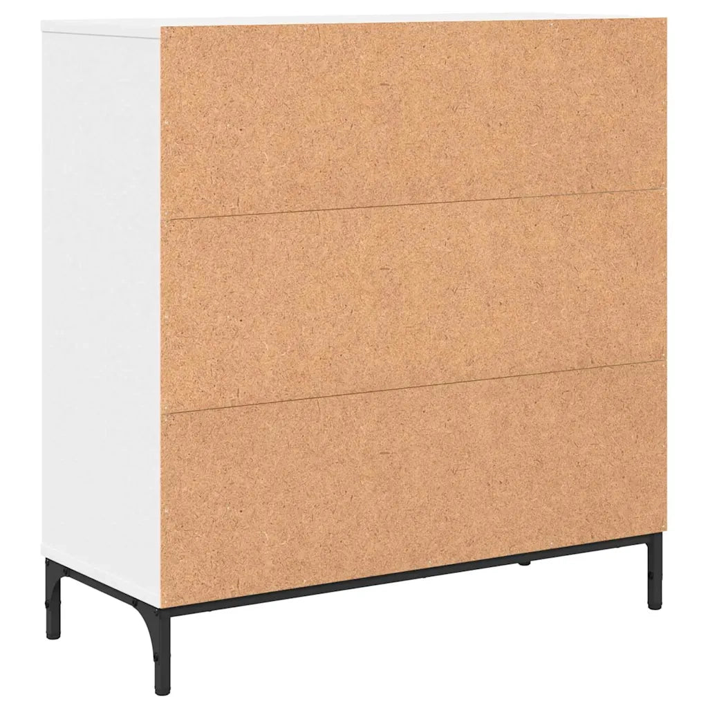 Credenza | Madia | Buffet da pranzo | Armadio da pranzo Bianco 79,5 x 33 x 82 cm Legno multistrato