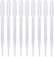 Pipette a 100 pezzi - Pipette di trasferimento in plastica - Pipette con scala graduata - Pipette per laboratorio - Ideali per liquidi - 3 ml