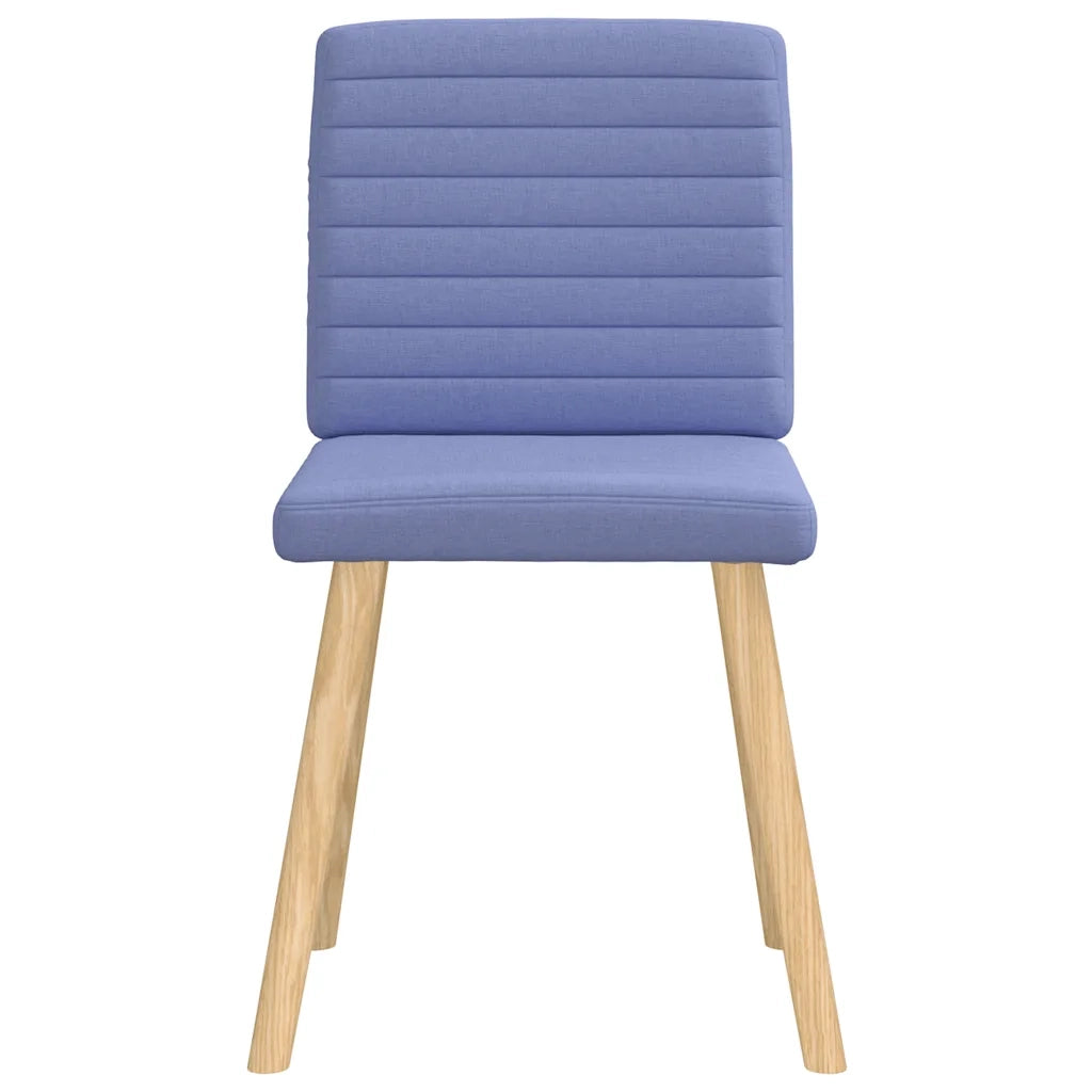 Sedie da Pranzo 6 pz Blu Jeans in Tessuto 3315554