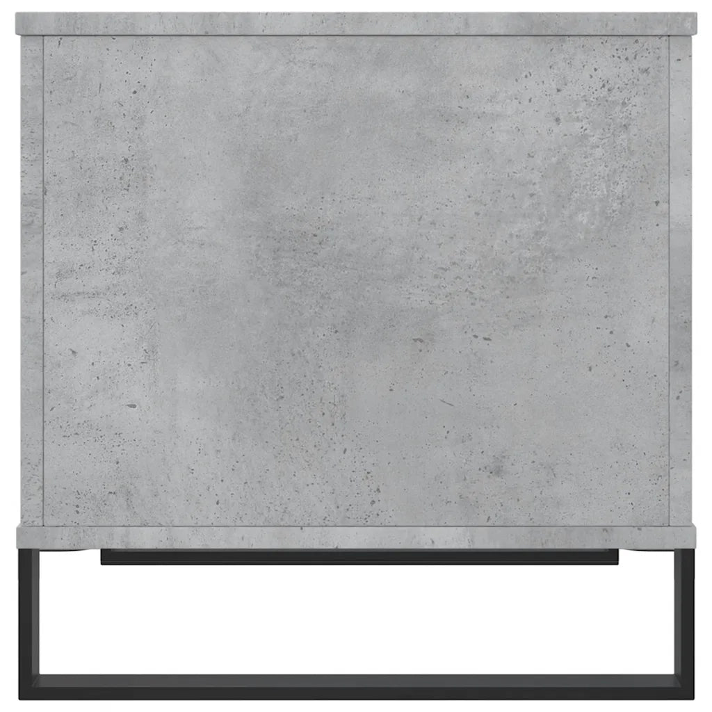 Tavolino salotto | Tavolino da caff¨¨ | Tavolino da Soggiorno Grigio Cemento 60x44,5x45 cm Legno Multistrato