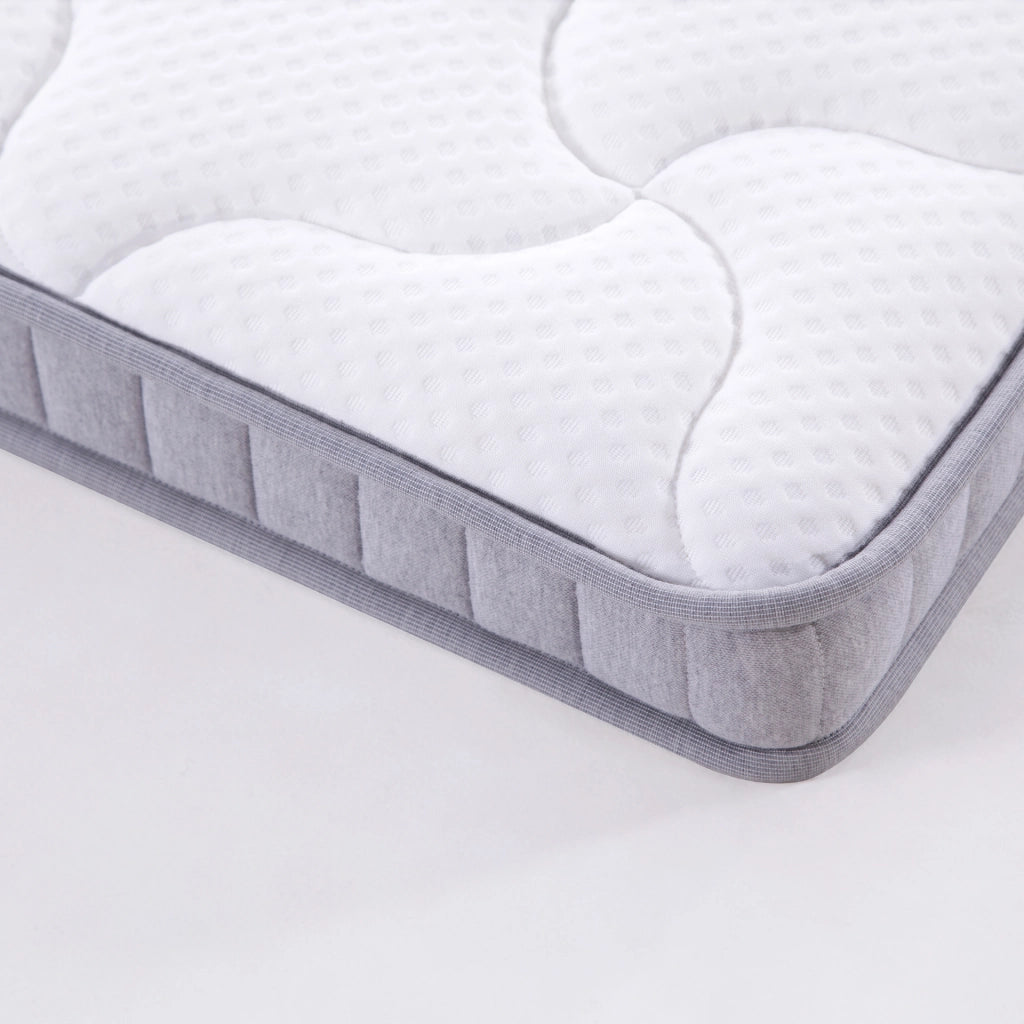 Materasso a molle insacchettate 7 zone con schiuma memory e supporto H3 H4 in schiuma e molle per letto bianco