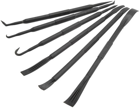 Set di Tastiere a Doppio Fine - Design a Doppio Fine - 7-5/8 pollici - Materiale ABS di Alta Qualità - Ideale per Luoghi Difficilmente Accessibili - Set di Tastiere Multifunzione - Codice Prodotto: Koevoethaakset - Dimensioni: 7-5/8 inch