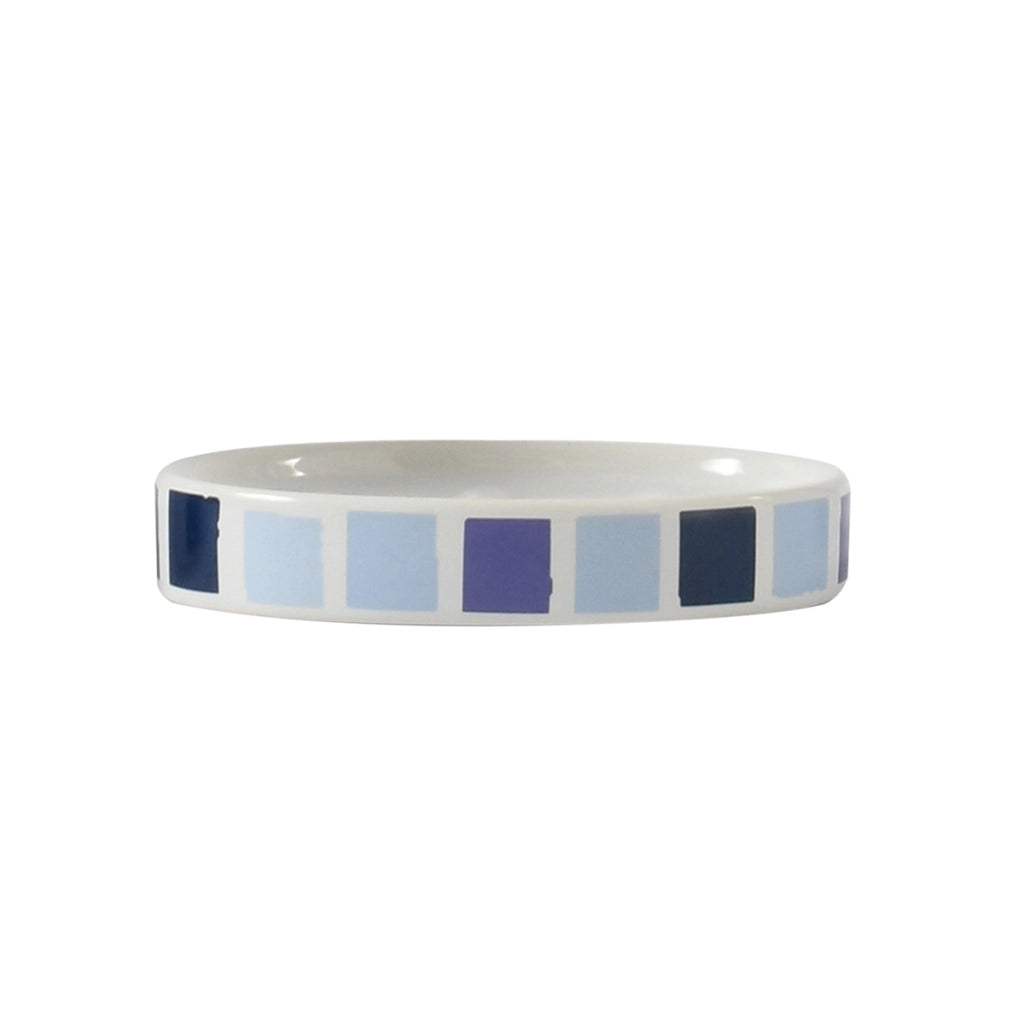PORTA SAPONE IN CERAMICA MOSAIKO BLU- Mosaico Blu- SPIRE- pezzi 1