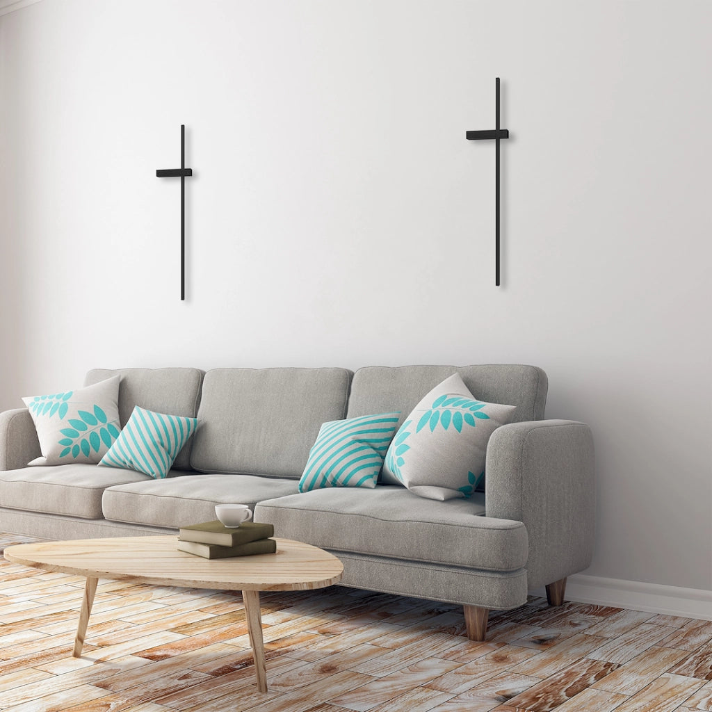 Applique VISION minimal nero 90 cm LED 12W 3000K Milagro
