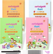 Set di Scrittura Magica per Bambini - Libretto di Esercizio in Lingua Tedesca - 26 x 18.5 cm - Scrittura Magica Tedesca - Incluso 10 Inchiostri e 1 Ombrellino per Pennelli