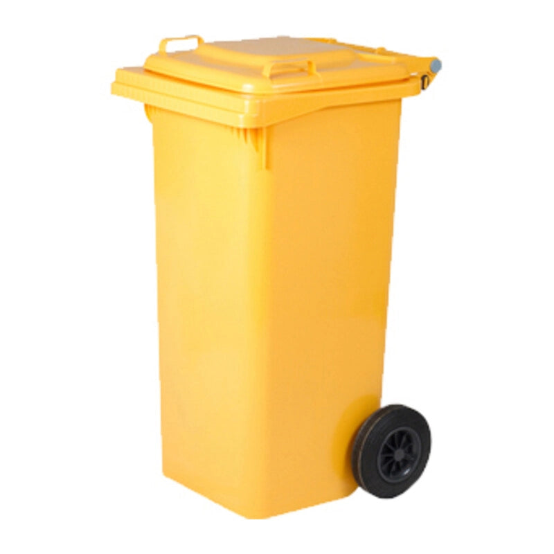 PATTUMIERA 120 L C/RUOTE GIALLO MP I.C.S. 1 PZ