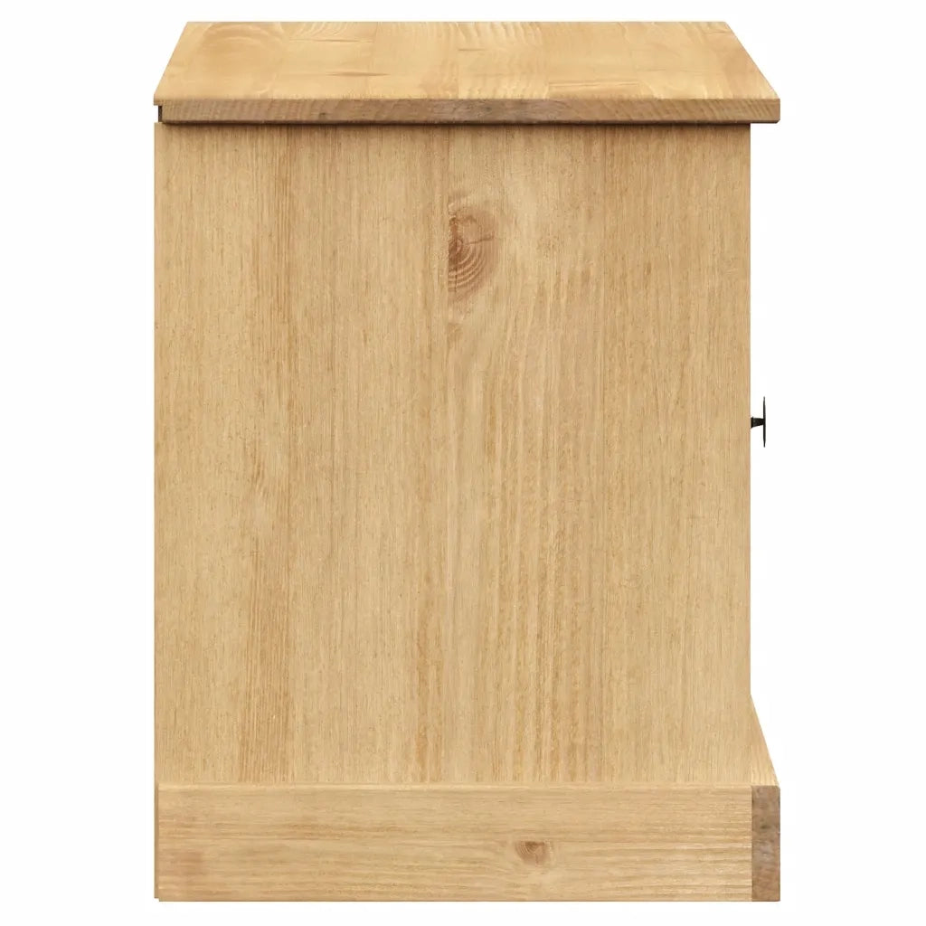 Panca Porta Scarpe-Sgabello-Panca Scarpiera VIGO 106x35x45 cm in Legno Massello di Pino