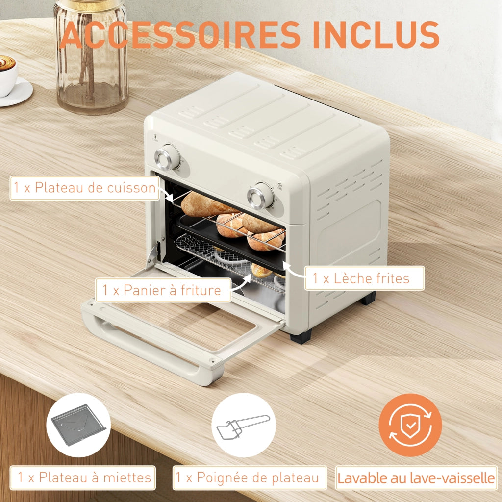 Friggitrice ad aria 10L ¨C Xylo ¨C 1000W, 80-230¡ãC, timer, 32x27,2x29,8cm