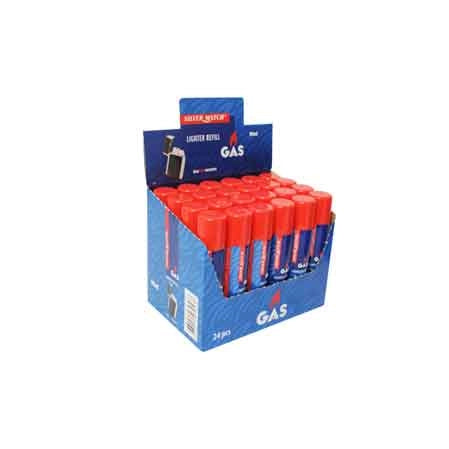 RICARICA GAS PER ACCENDINI 100 ml - 24 pezzi