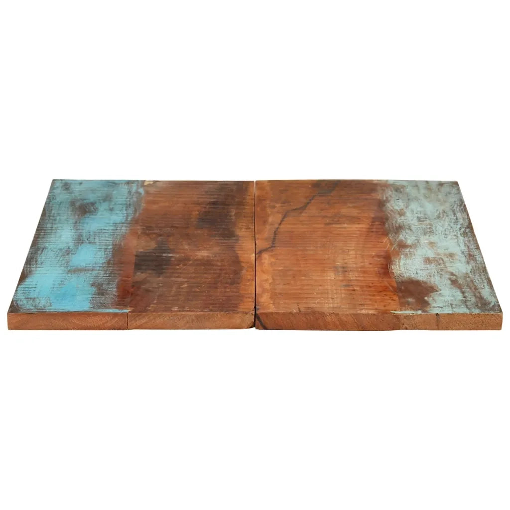 Piano Tavolo Rettangolare 70x90 cm 25-27 mm Legno di Recupero 286061