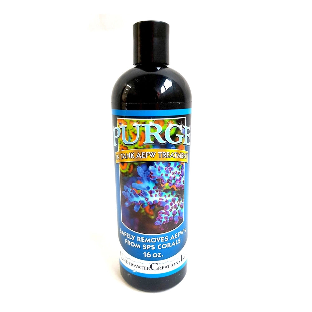 Underwater Creations Purge 473ml - trattamento contro i vermi piatti in acqua marina