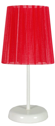 Lampada da tavolo Candellux Rifasa bianca/rossa E14