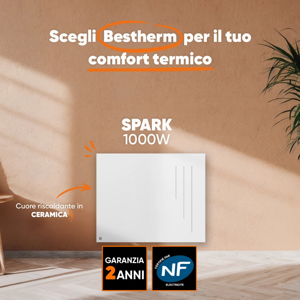 Radiatore elettrico Bestherm SPARK 1000W