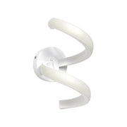 Trade Shop - Applique Led Da Muro 9 Watt Curva Spirale Luce Naturale Fredda Calda E58 Bianca -