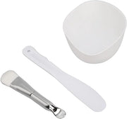 Set di Bacinella per Maschere DIY Portatile Spatola morbida Pennello in Silicone ecocompatibile - Ideale per Maschere DIY - Contenuto in HTML