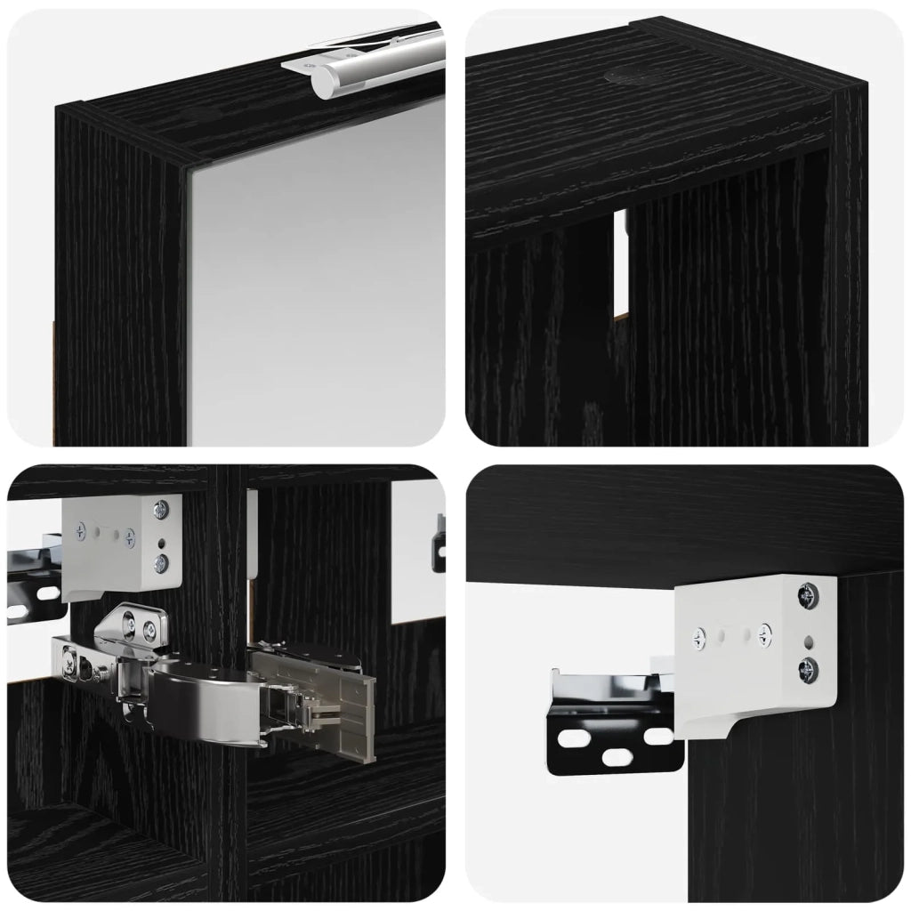 Set di Armadi da Bagno con lo scaffale 3 pcs 80 x 10,5 x 50 cm 3403657