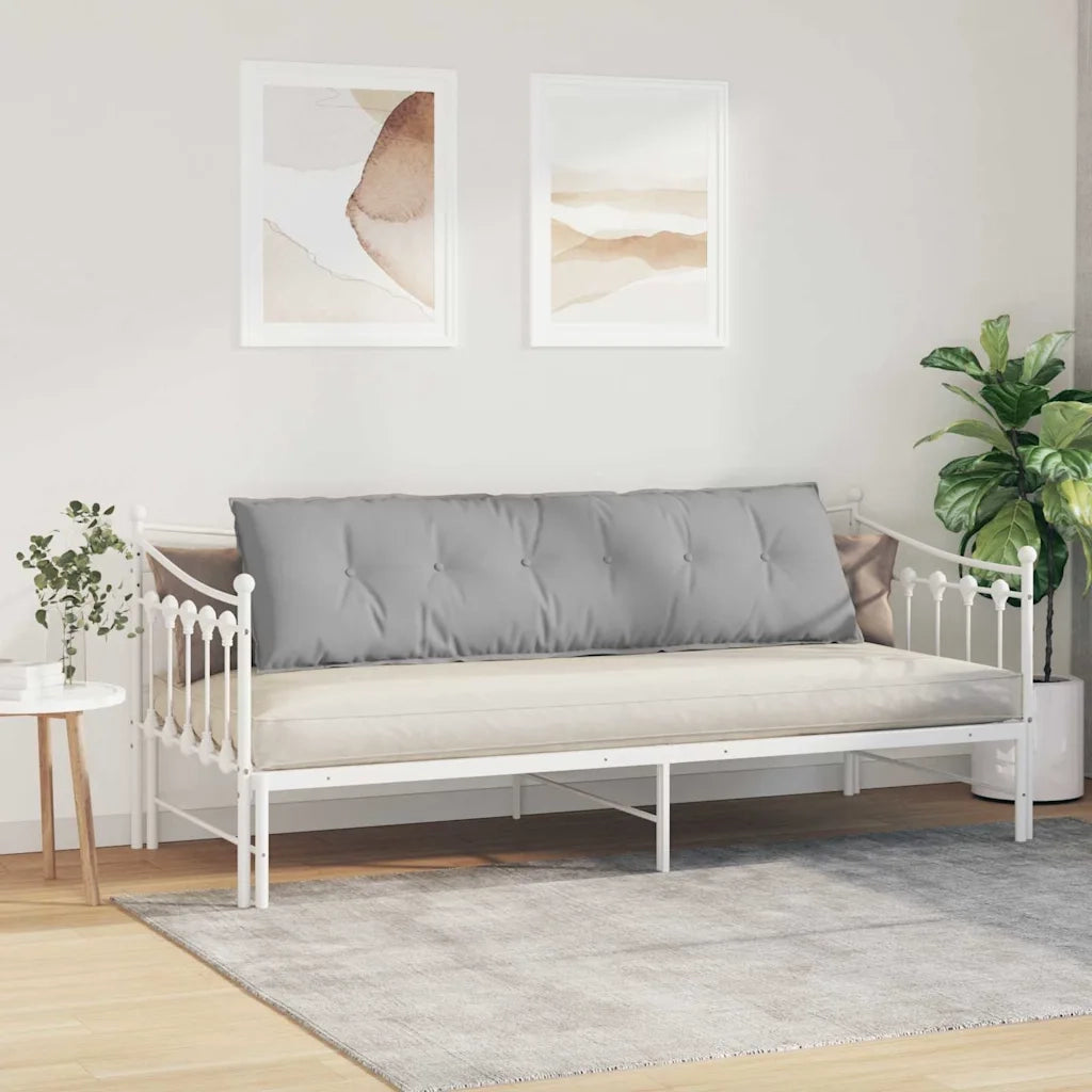 Cuscino per Schiena | Cuscino dorsale Grigio Nuvola 180 x 19 x 50 cm Tessuto