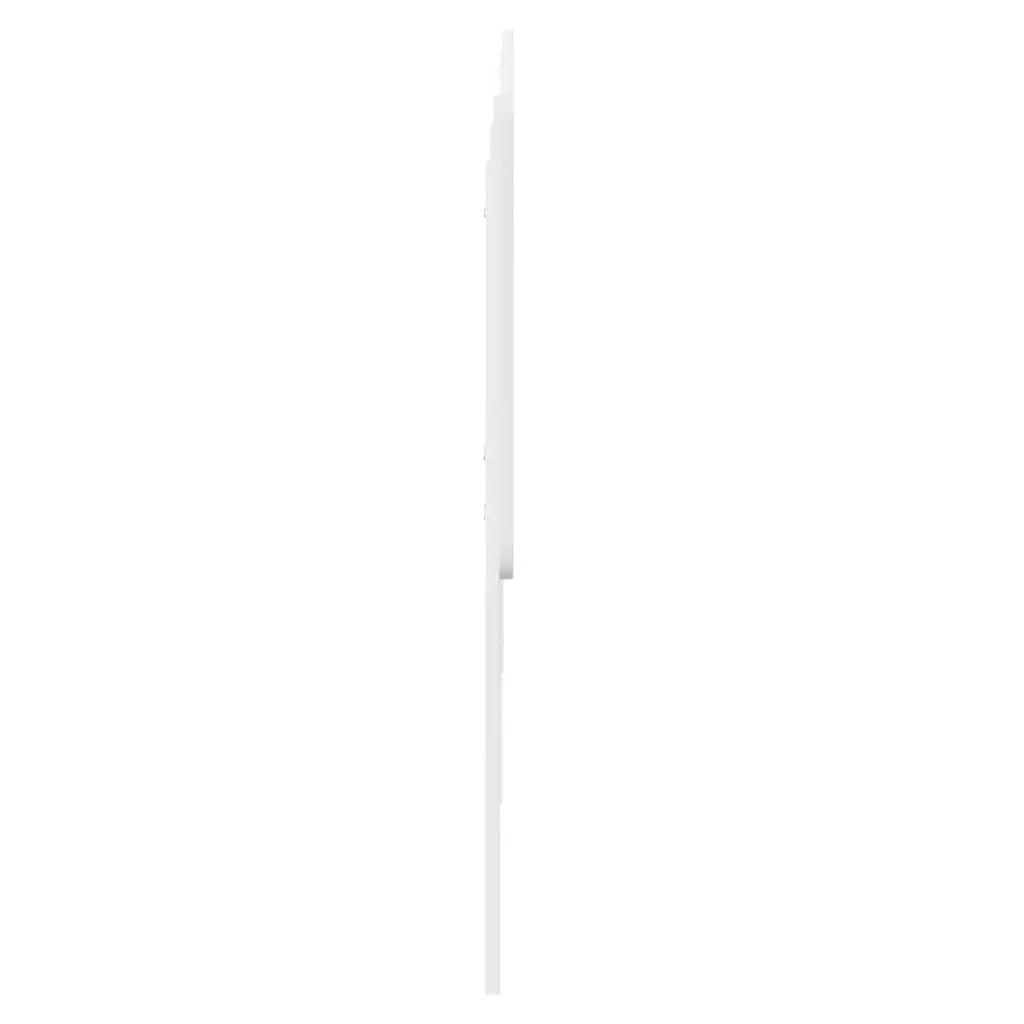 Testiera-Testata-Testiera Decorativa Bianco Lucido 200 cm Legno multistrato 346956