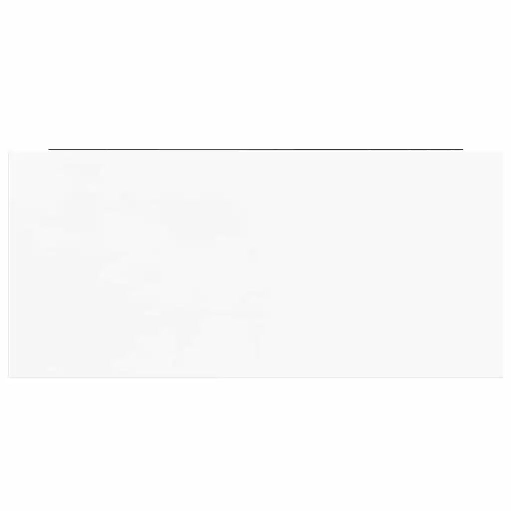 Scaffale a Parete Bianco Lucido 50x23x3,8 cm in MDF cod mxl 33275