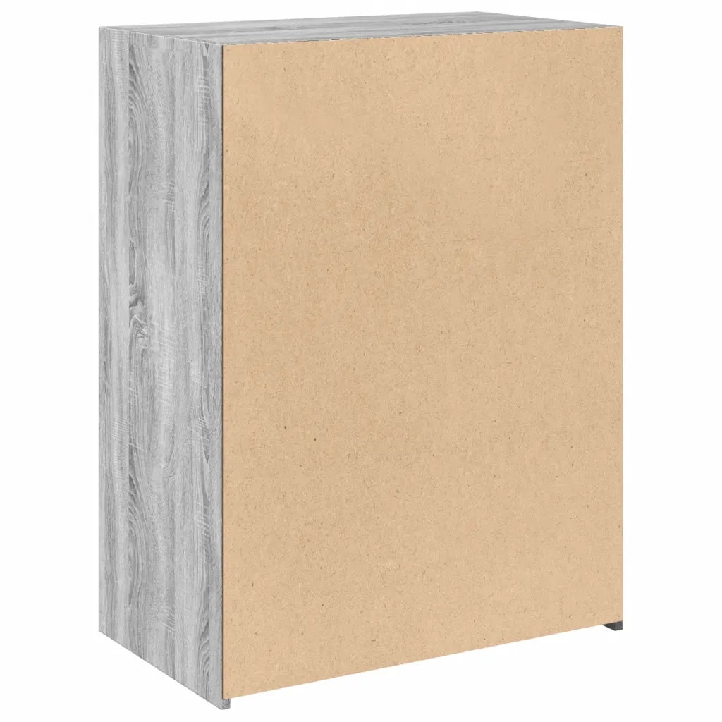 Credenza-Buffet-Armadio da cucina Grigio Sonoma 70x41x93 cm in Legno Multistrato