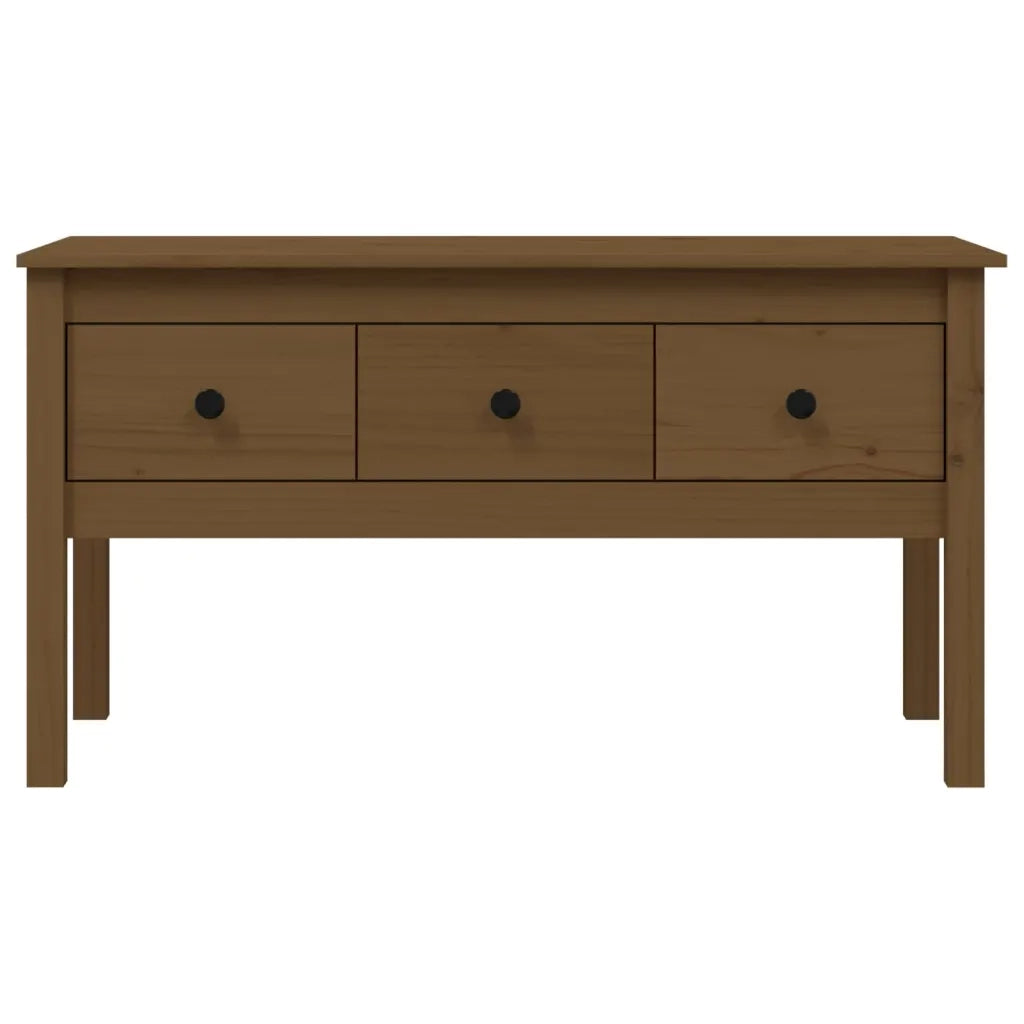 Tavolino da salotto | Tavolino da caff¨¨ | Tavolino da Soggiorno ambra 102x49x55cm in Legno Massello di Pino