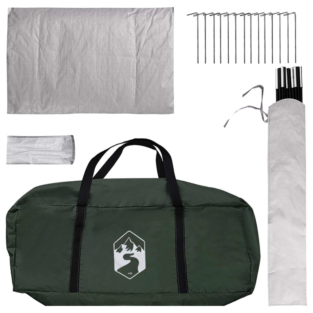 Tenda Capanna Verde militare 210 x 210 x 138 cm Poliestere 42028508
