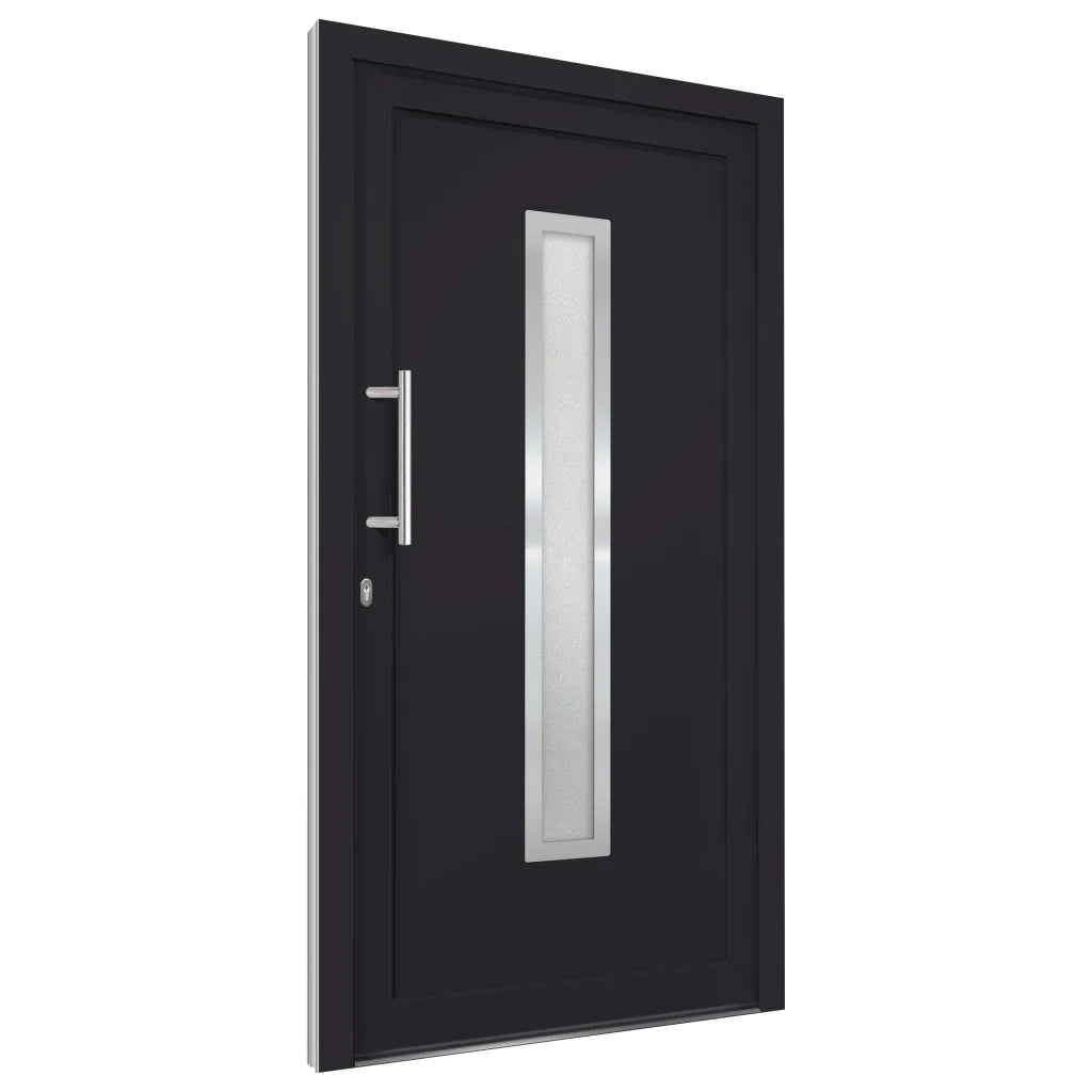 Porta di Ingresso Antracite 108x200 cm 279239