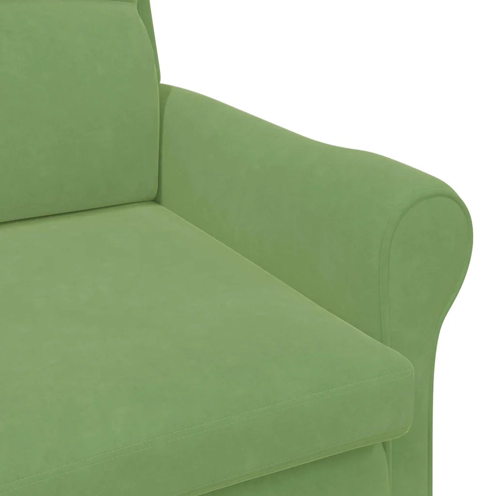 Divano Sedia-Poltrona Verde chiaro Velluto 151368