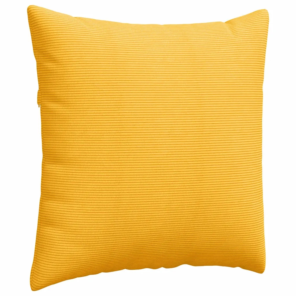 Cuscini da Divano 2 pz | Cuscini per sedie Giallo Chiaro 80 x 80 cm