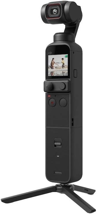 DJI Pocket 2 Creator Combo - Fotocamera Stabilizzata 3 Assi, Vlog, Video Ultra HD, Foto ad Alta Risoluzione da 64 MP, 1/1.7” CMOS, HDR, Riduzione del Rumore, Timelapse, Slow Motion, Zoom 8x