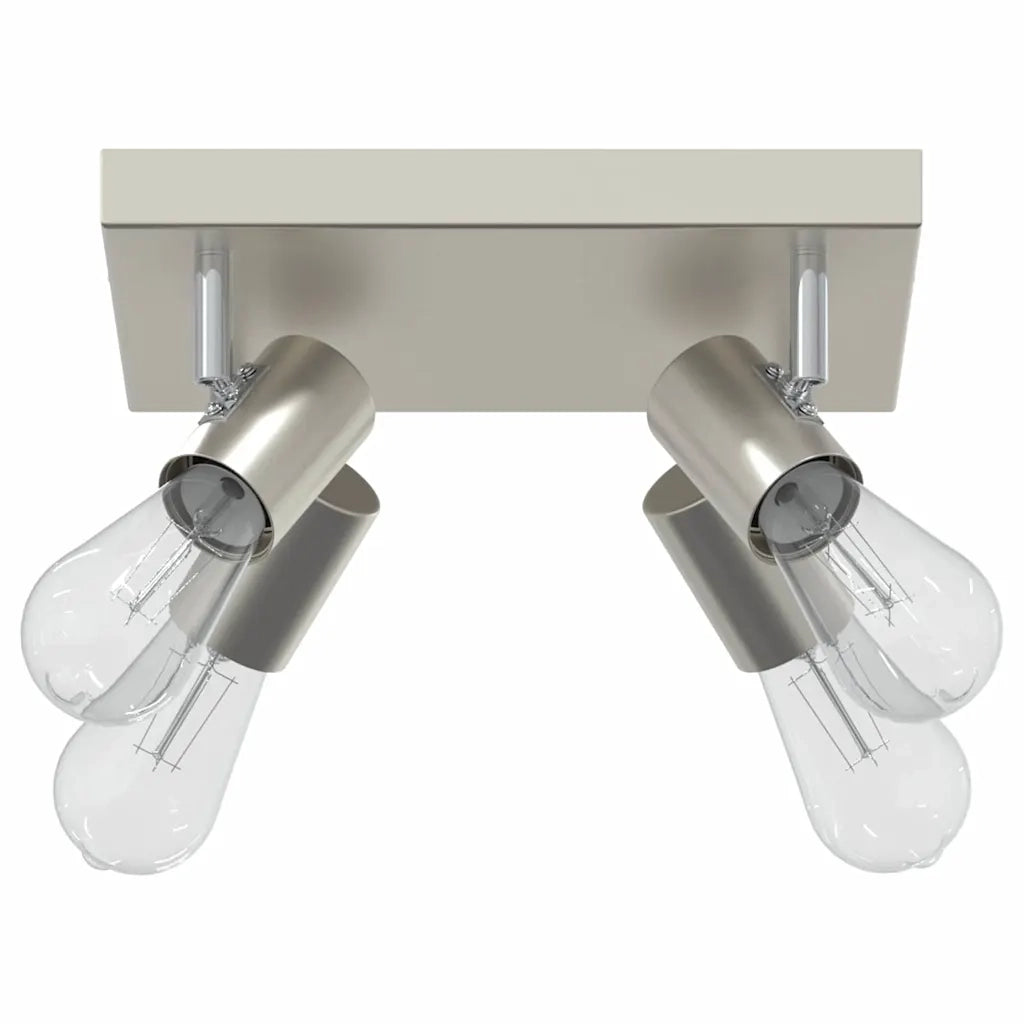 Faretto da soffitto Nichel 26,5 x 26 x 11,5 cm Metallo 4108187