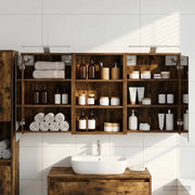Set di Armadi da Bagno con lo scaffale 3 pcs 126 x 16 x 62.5 cm 3403836