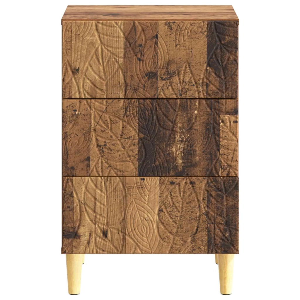 Comodino Legno antico 43 x 39,5 x 66,5 cm Legno ingegnerizzato 895023