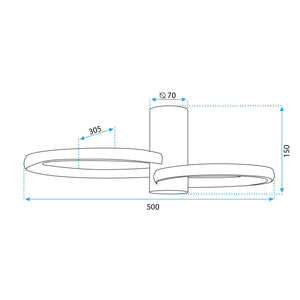 Lampada App1402-cw Gold