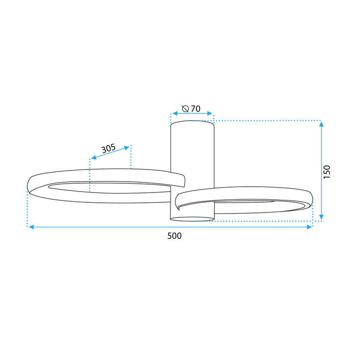 Lampada App1402-cw Gold