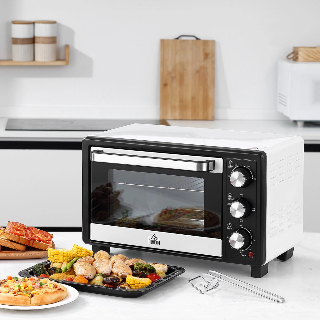 Forno Portatile 16L 1400W ¨C zephmum ¨C 44x32x28,1 cm Bianco e Nero