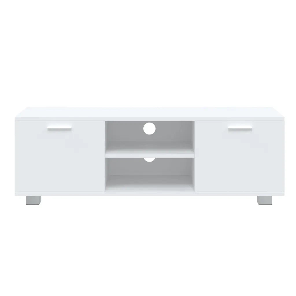 Mobile Porta TV Bianco 120x40,5x35 cm in Legno Multistrato 342615
