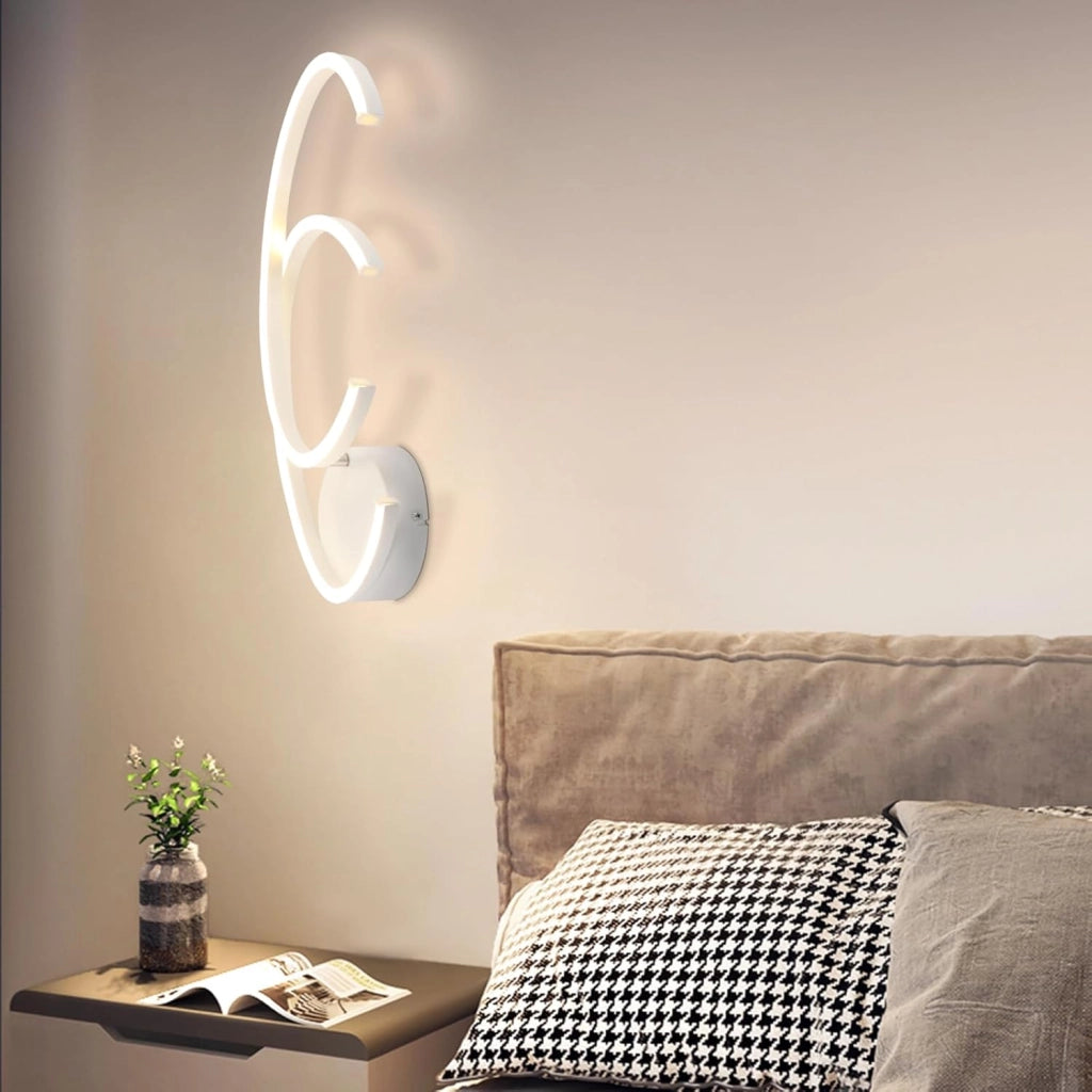 ZMH Lampada da soffitto plafoniera LED moderna 24W 3000K luce calda per soggiorno camera letto