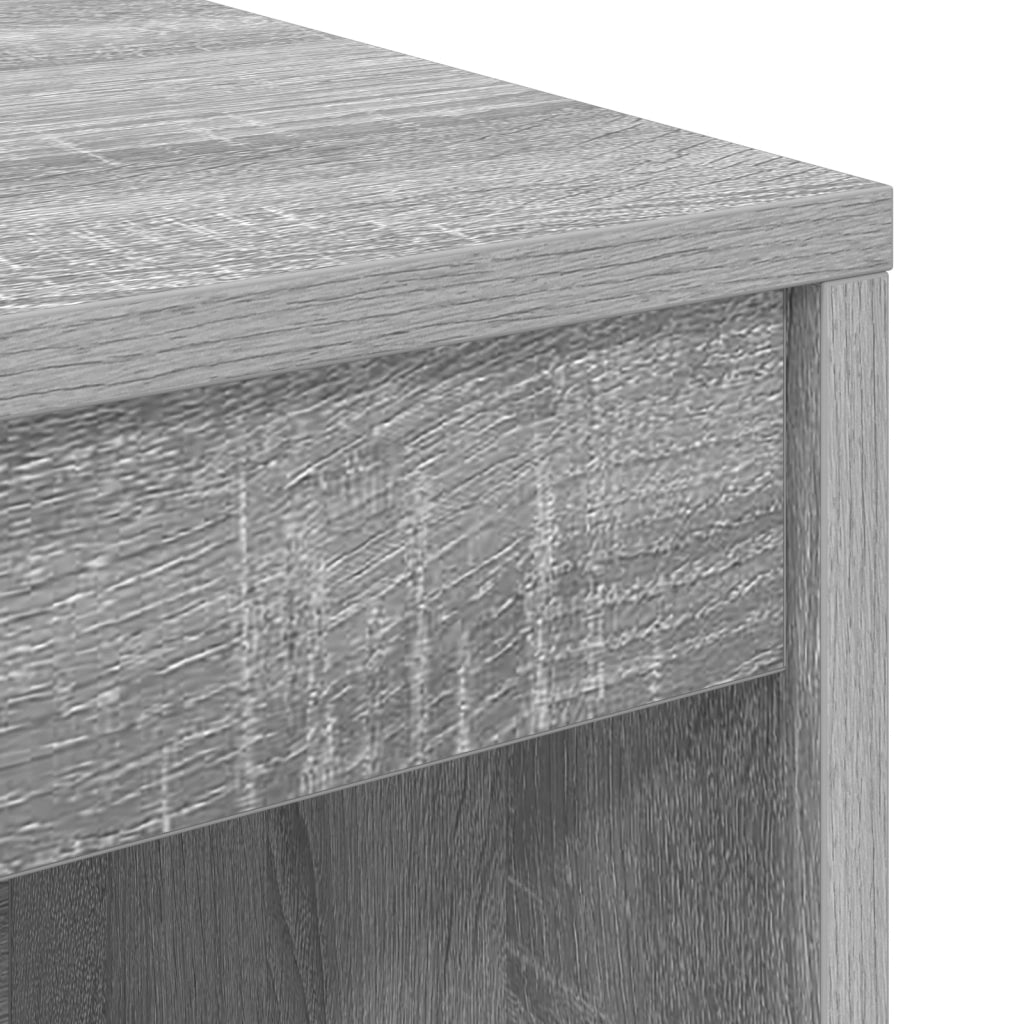 Scrivania Grigia sonoma Legno ingegnerizzato 80 x 40 x 76 cm