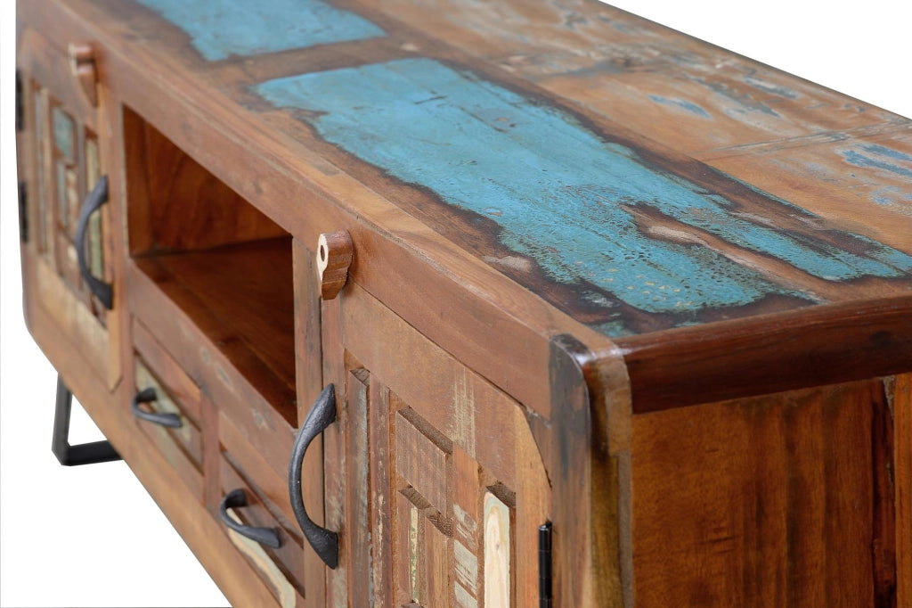 Mobiletto TV in legno riciclato